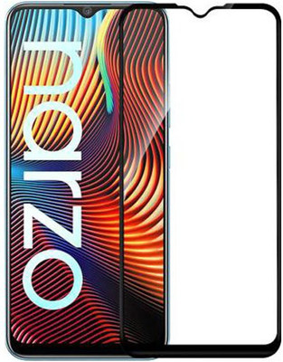SM Styles Edge To Edge Tempered Glass for Realme Narzo 10a(Pack of 1)