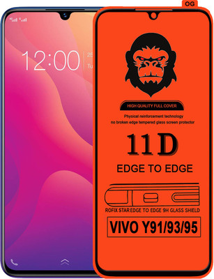 Rofix star Edge To Edge Tempered Glass for VIVO Y93(Pack of 1)