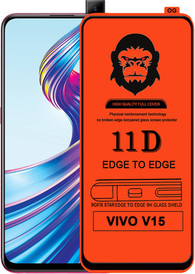 Rofix star Edge To Edge Tempered Glass for VIVO V15(Pack of 1)