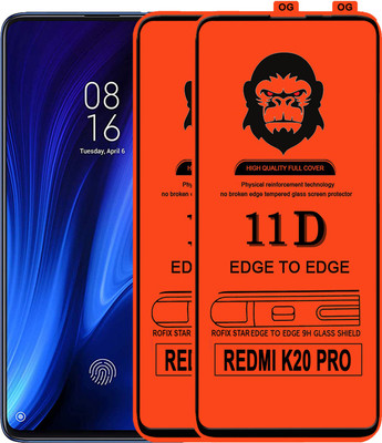 Rofix star Edge To Edge Tempered Glass for Mi K20 Pro(Pack of 2)