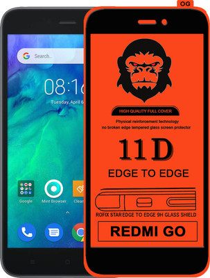 Rofix star Edge To Edge Tempered Glass for REDMI GO(Pack of 1)