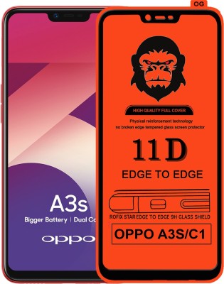 Rofix star Edge To Edge Tempered Glass for Realme C1(Pack of 1)