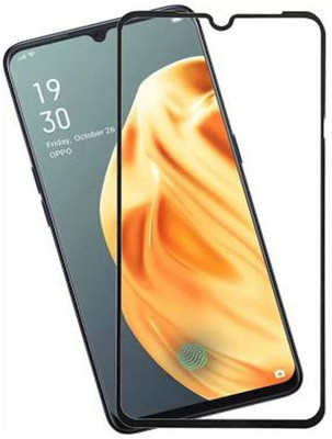 SM Styles Edge To Edge Tempered Glass for Oppo F15(Pack of 1)