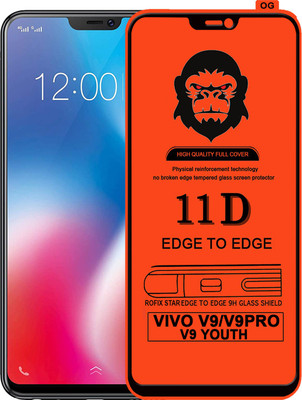 Rofix star Edge To Edge Tempered Glass for Vivo V9(Pack of 1)