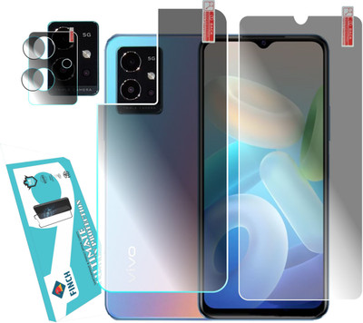 FINCH Front and Back Screen Guard for VIVO T1 5G(Pack of 3)