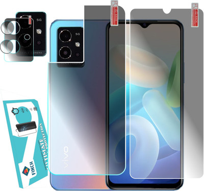 FINCH Front and Back Screen Guard for VIVO T1 5G(Pack of 3)