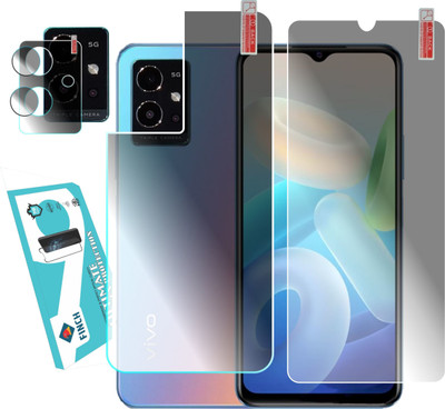 FINCH Front and Back Screen Guard for VIVO T1 5G(Pack of 3)