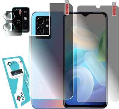 FINCH Front and Back Screen Guard for VIVO T1 5G(Pack of 3)