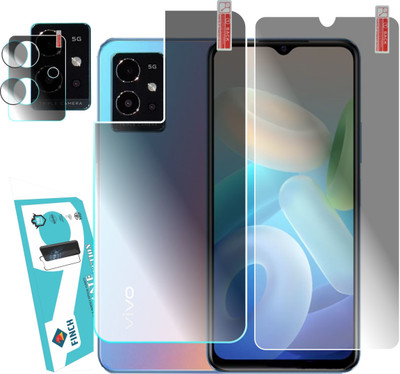 FINCH Front and Back Screen Guard for VIVO T1 5G(Pack of 3)