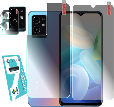 FINCH Front and Back Screen Guard for VIVO T1 5G(Pack of 3)