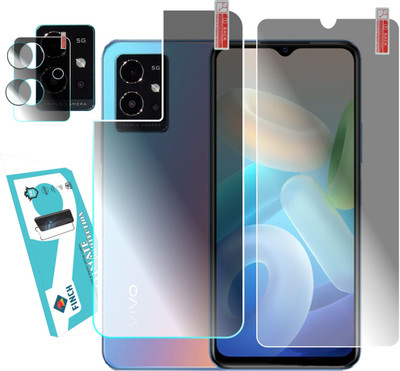 FINCH Front and Back Screen Guard for VIVO T1 5G(Pack of 3)