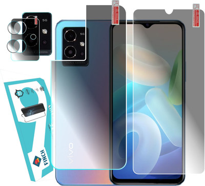 FINCH Front and Back Screen Guard for VIVO T1 5G(Pack of 3)
