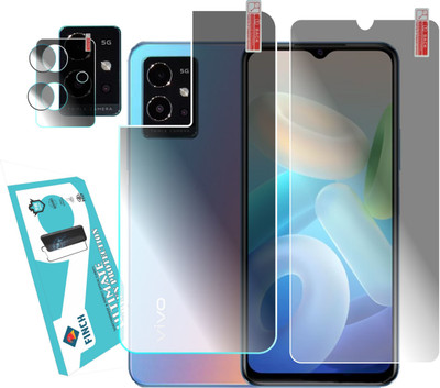 FINCH Front and Back Screen Guard for VIVO T1 5G(Pack of 3)