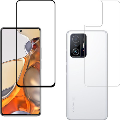 Vatsin Front and Back Tempered Glass for Redmi Note 11 SE(Pack of 2)