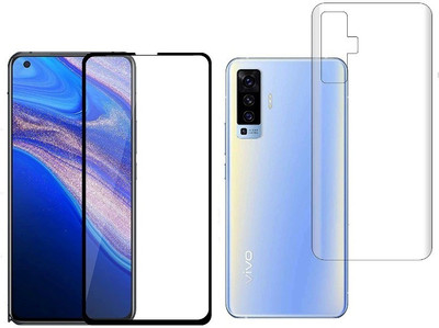 4 YARDS Front and Back Tempered Glass for Vivo X50 (11-D)(Pack of 1)