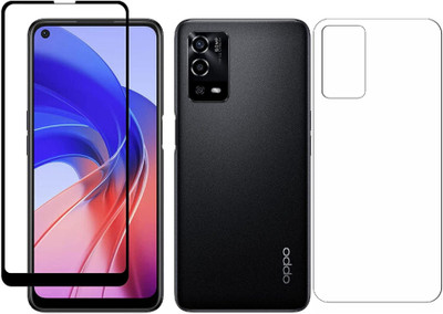 Gtel Front and Back Tempered Glass for Oppo A55 (D-Plus Glass)(Pack of 1)