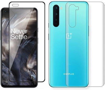 Gtel Front and Back Tempered Glass for Oneplus Nord (D-Plus Glass)(Pack of 1)