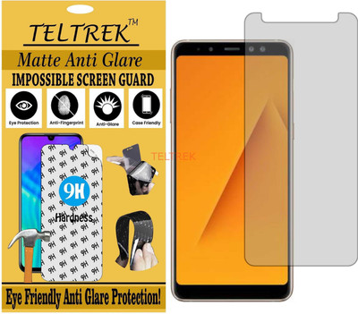 TELTREK Impossible Screen Guard for SAMSUNG GALAXY A8 PLUS 2018 (Shatterproof Matte)(Pack of 1)