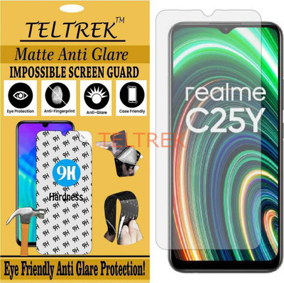 TELTREK Impossible Screen Guard for REALME C25Y (Shatterproof Matte)(Pack of 1)