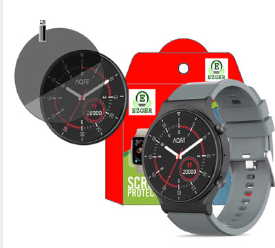 EZGER Screen Guard for AQFIT W9 Smartwatch(Pack of 1)