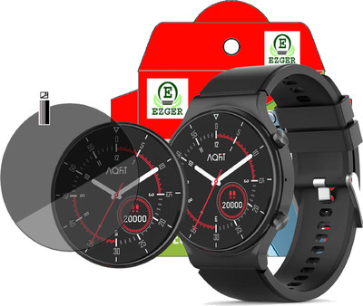EZGER Screen Guard for AQFIT W9 Smartwatch(Pack of 1)