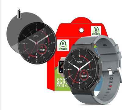 EZGER Screen Guard for AQFIT W9 Smartwatch(Pack of 1)