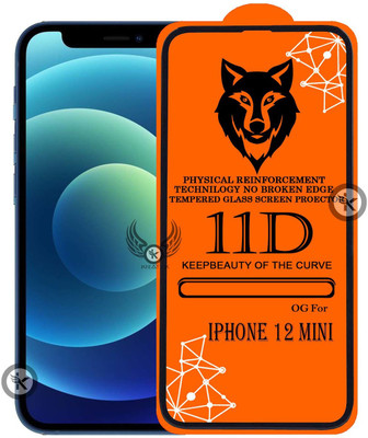 Kreatick Edge To Edge Tempered Glass for IPHONE-12 MINI(Pack of 1)