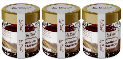 La Casa Afghani Saffron | Combo Pack of 3 | Original Kesar |(3 x 0.5 g)