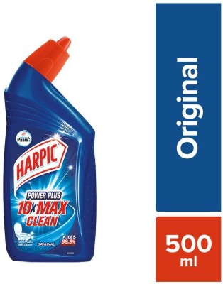 Harpic Power Plus 10X MAX CLEAN Original Gel Toilet Cleaner(500 ml)