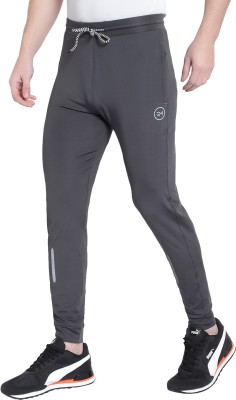 RUNNING MACHINE Solid Men Grey Track Pants