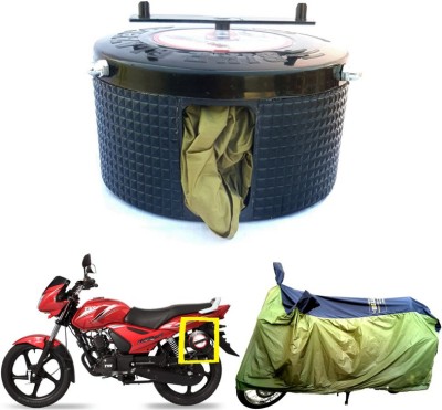 BIKE BLAZER Waterproof Two Wheeler Cover for TVS(Star City Plus, Green)