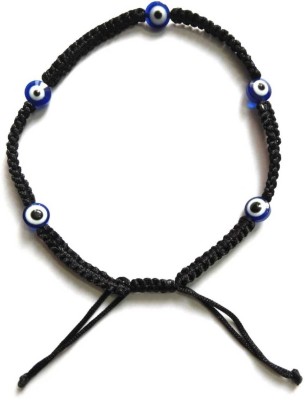 KAHKASA 5 PCS EVIL EYE LATEST DESIGN THREAD ANKLET Alloy Anklet