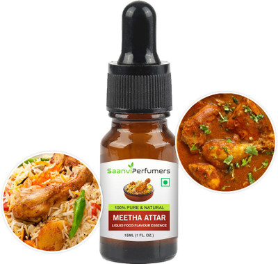 Saanvi perfumers Meetha Attar - 15ML For Use Veg Biryani/Pulao, Non Veg Biryani/Pulao Floral Attar(Kewda)
