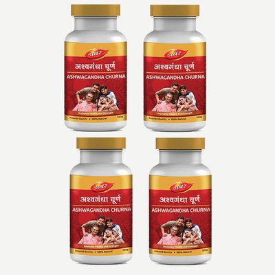 Dabur Ashwagandha Churna Pack of 4(Pack of 4, 400 g)
