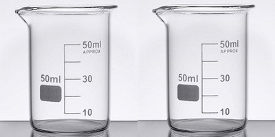 Z GLASS 100 ml Measuring Beaker(Pack of 2)