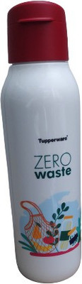 TUPPERWARE CNC 750ml ZERO WASTE PLASTIC Fliptop BOTTLE PACK OF 1 750 ml Bottle(Pack of 1, White, Plastic)