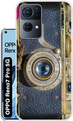 Case Club Back Cover for OPPO Reno7 Pro 5G(Gold, Blue, Silicon, Pack of: 1)