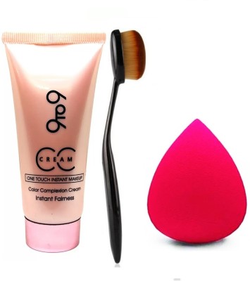 GFSU FOUNDATION BRUSH & MATTE FINISH FOUNDATION With blender(3 Items in the set)