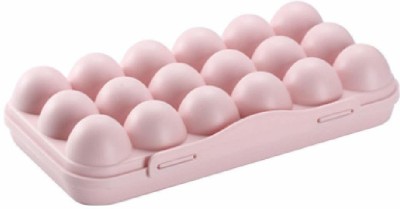 TOMATUS Plastic Egg Container  - 1.5 dozen(Pink)