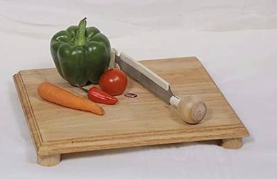 JVJP I Wood Eco-Friendly Special Wooden Vegetable Cutter - Size : 12 X 8 Inch Wooden Cutting Board