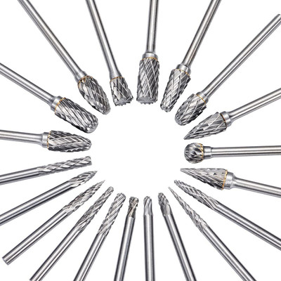 uptodatetools Carbide Double Cut for Dremel carving bits, rotary tool, 20 Pcs Rotary