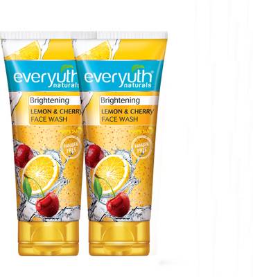 Everyuth Naturals Brightening Lemon and Cherry Face Wash