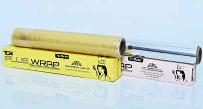 TDS PLUS WRAP Combo Pack 2 : 11 Mtr Aluminium Foil Paper & 100 Meter Biodegradable Cling Film Aluminium Foil(Pack of 2, 111 m)
