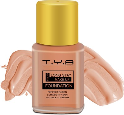 TYA Good Choice India Liquid Make- Up Foundation Flawless Semi-Matte, Rose Gold, Shade-102, 30ml Foundation(Rose Gold, 30 ml)