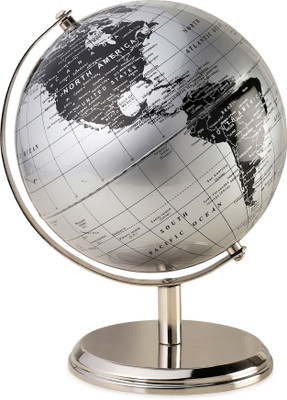 Winners Prime 1010- MS Desktop Political World Globe(Extra Large Silver)
