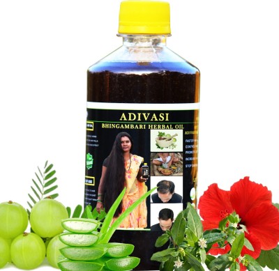 Adi Sri Maruthi Adivasi Bhringambari Herbal Oil made by Pure Adivasi Ayurvedic Herbs Hair Oil(500 g)
