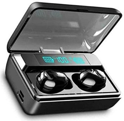 Glatoxi TWS T8 Wireless Earbuds with Digital Charging Case,for Calls and Music Bluetooth(Black, True Wireless)