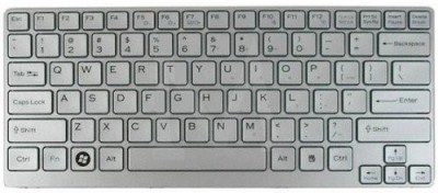 TECHCLONE Sony Vaio CR, VGN-CR Internal Laptop Keyboard(Silver)