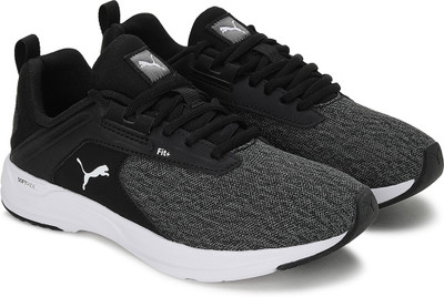 PUMA Boys & Girls Lace Sneakers(Black, 10-11 Years)