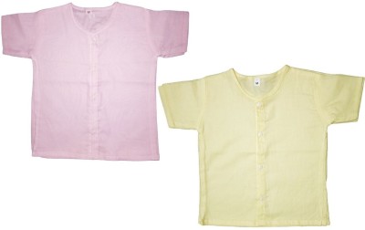KIJS Vest For Baby Boys & Baby Girls Cotton Blend(Multicolor, Pack of 2)